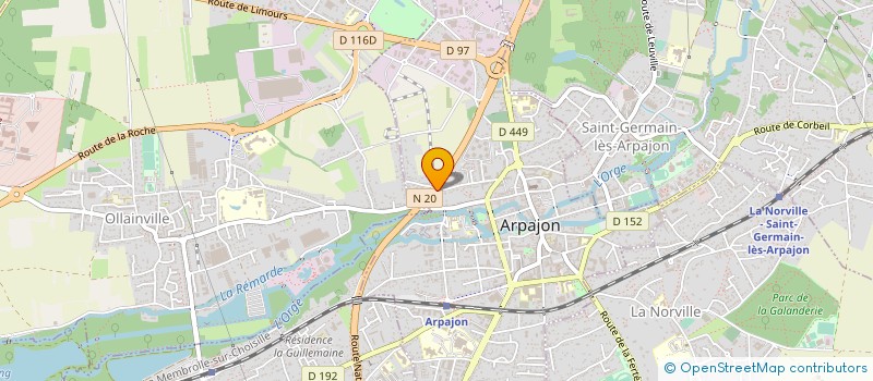 localisation de l'entreprise BOUSQUET à ARPAJON