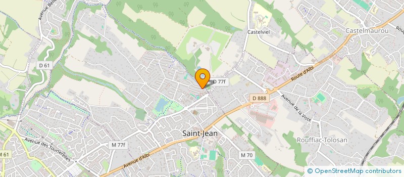 localisation de l'entreprise BOUSQUET BATIPLUS à SAINT-JEAN