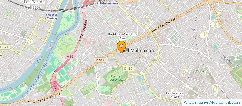 localisation de l'entreprise BOUSQUET C ET FAYARD D à RUEIL-MALMAISON