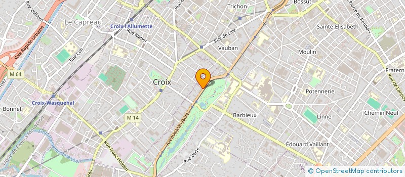 localisation de l'entreprise BOUSQUET CHASSILLAN  ROUBAIX