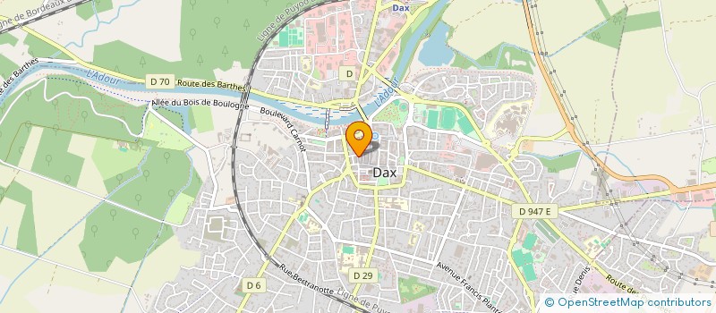 localisation de l'entreprise BOUSQUET ET COMPAGNIE à DAX