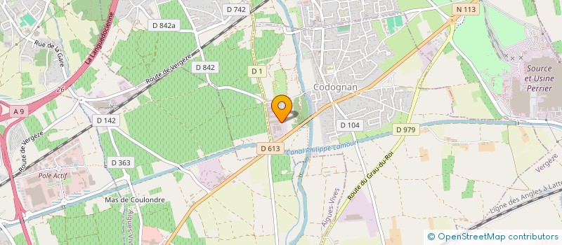 localisation de l'entreprise BOUSQUET FAMILY  CODOGNAN