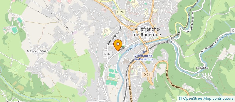 localisation de l'entreprise BOUSQUET-GUIBBERT PATRIMOINE à VILLEFRANCHE-DE-ROUERGUE