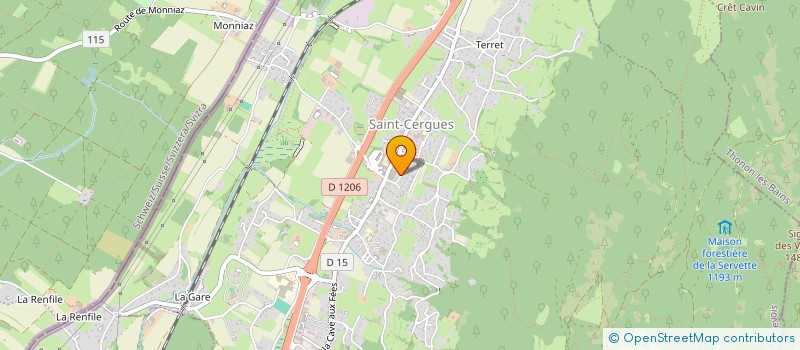 localisation de l'entreprise BOUSQUET LANGLE  SAINT-CERGUES