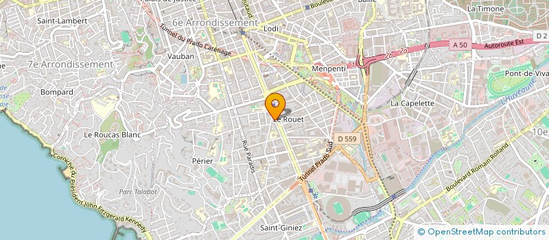 localisation de l'entreprise BOUSQUET SERVICES à MARSEILLE