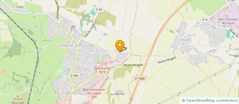 localisation de l'entreprise BOUSQUIERES CHAUCHARD ORTHOPEDIE  SEBAZAC-CONCOURES