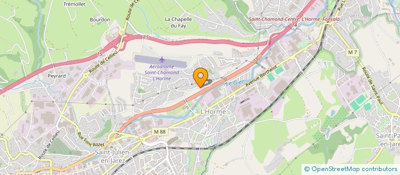 localisation de l'entreprise BOUSS AUTOMOBILE  L'HORME