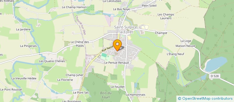 localisation de l'entreprise BOUSS EIL-TI  SAINT-SULPICE-LA-FORET