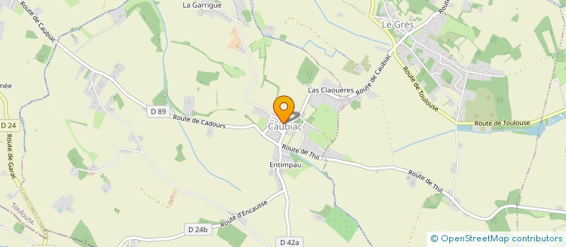 localisation de l'entreprise BOUSSAC  LAREOLE
