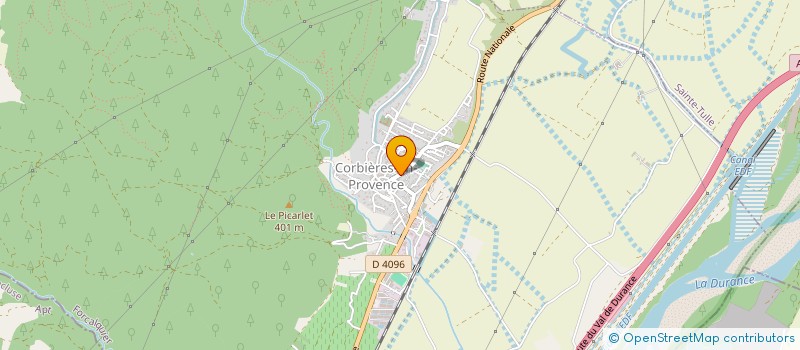 localisation de l'entreprise BOUSSADOUN à CORBIERES-EN-PROVENCE