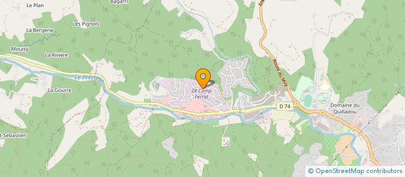 localisation de l'entreprise BOUSSAHA MAHER à SAINTE-MAXIME
