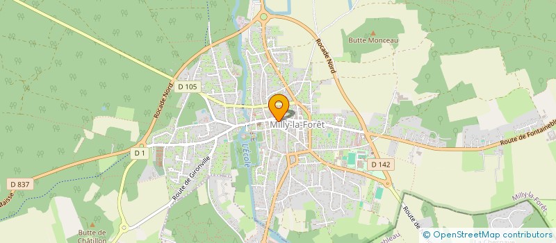 localisation de l'entreprise BOUSSAINGAULT-PEIGNE  MILLY-LA-FORET