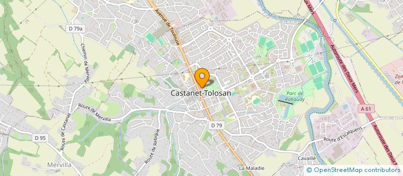 localisation de l'entreprise BOUSSARD - SEZNEC - DARJO à CASTANET-TOLOSAN