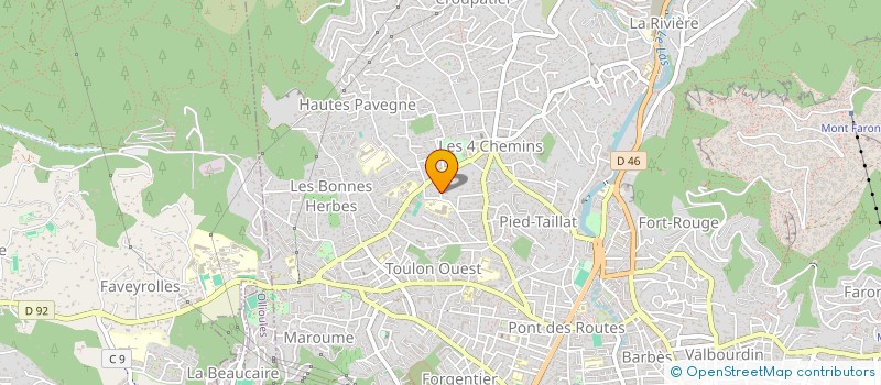 localisation de l'entreprise BOUSSARD SUD à TOULON