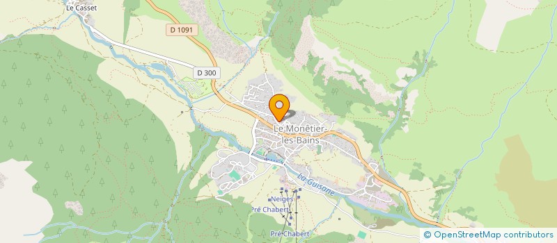 localisation de l'entreprise BOUSSARDINE à LE MONETIER-LES-BAINS