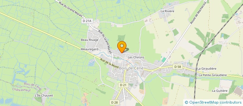 localisation de l'entreprise BOUSSEAU à BOIS-DE-CENE