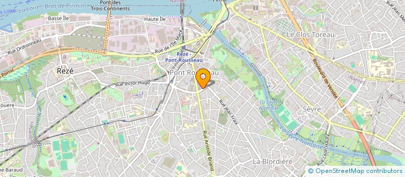 localisation de l'entreprise BOUSSEAU COUILLEAU  REZE