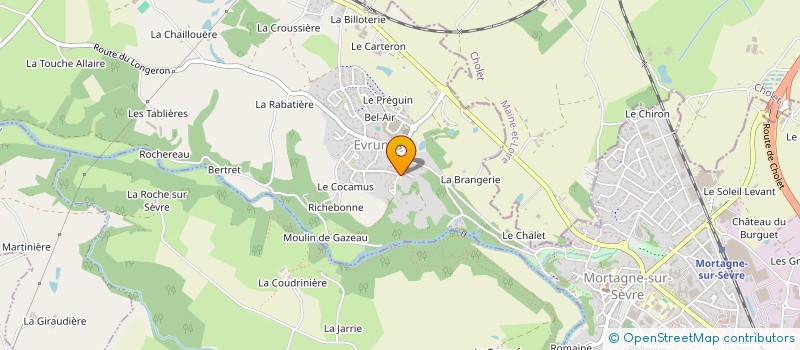 localisation de l'entreprise BOUSSEAU - RENOU  MORTAGNE-SUR-SEVRE