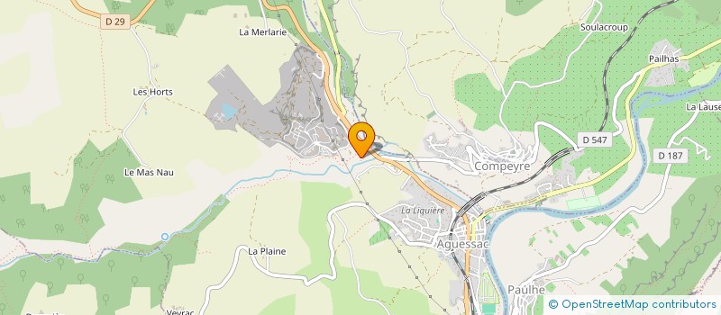 localisation de l'entreprise BOUSSELIER à COMPEYRE