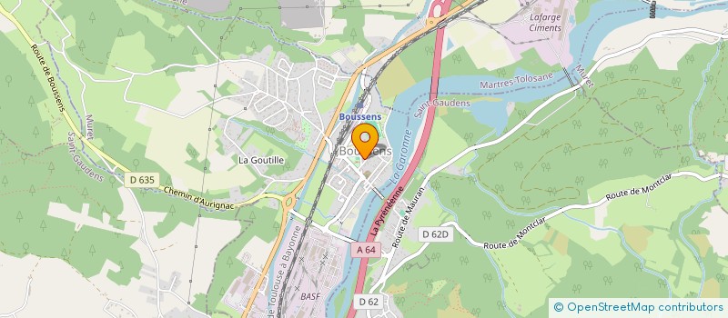 localisation de l'entreprise BOUSSENS DANS LE VENT  BOUSSENS