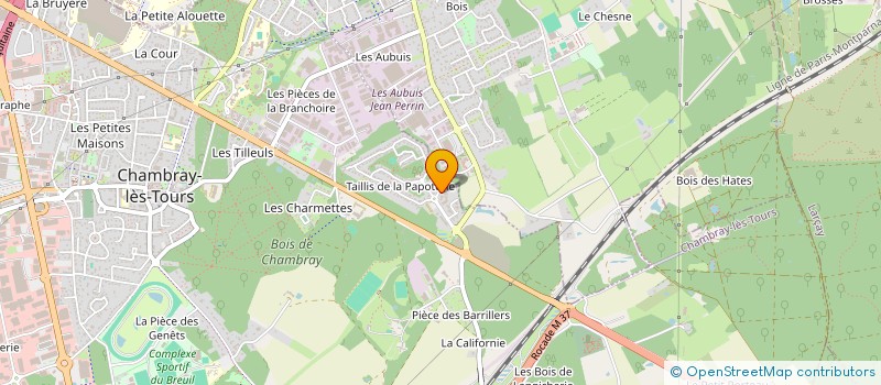 localisation de l'entreprise BOUSSETTA MICRO-CRECHE  CHAMBRAY-LES-TOURS