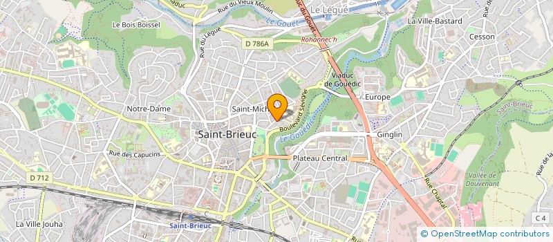 localisation de l'entreprise BOUSSI & CO à SAINT-BRIEUC