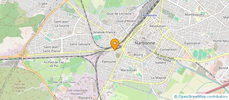 localisation de l'entreprise BOUSSIE & GAREL à NARBONNE