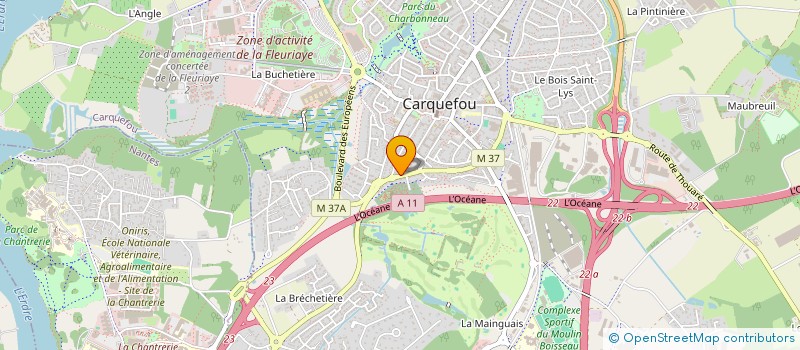 localisation de l'entreprise BOUSSIF à CARQUEFOU