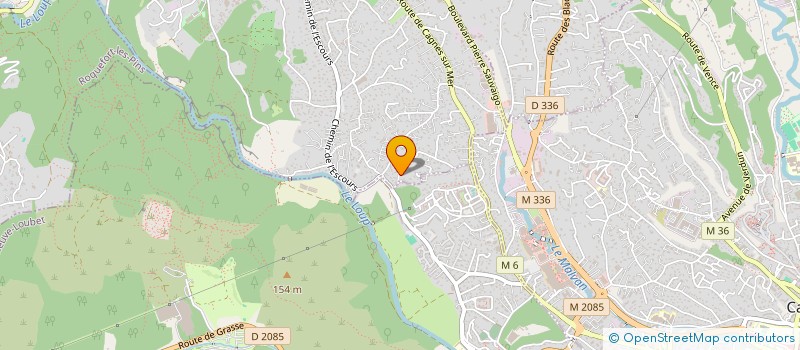 localisation de l'entreprise BOUSSIOUS IMMO  LA COLLE-SUR-LOUP