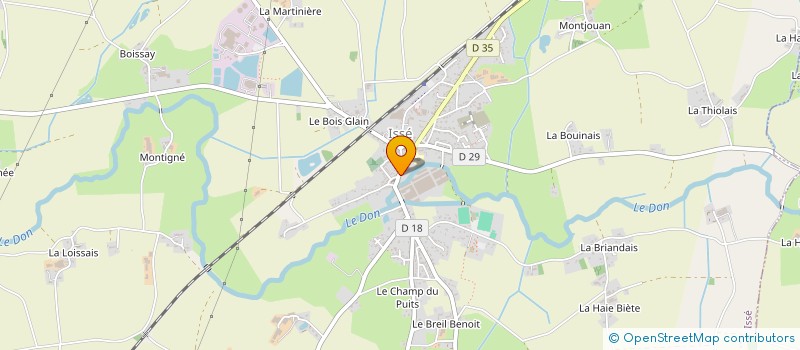 localisation de l'entreprise BOUSSOLE D'ESPOIR 33  ISSE