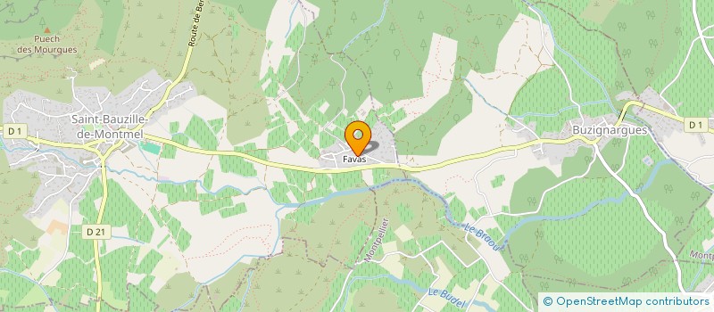 localisation de l'entreprise BOUSSOU ELEC  SAINT-BAUZILLE-DE-MONTMEL