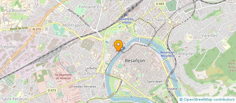 localisation de l'entreprise BOUSSOUALIM YOUSSEF ET MOUAHBA AMMAR  BESANCON