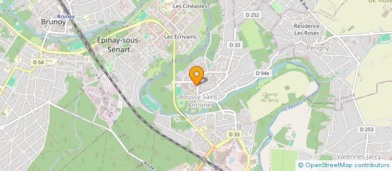 localisation de l'entreprise BOUSSY DISTRIBUTION à BOUSSY-SAINT-ANTOINE