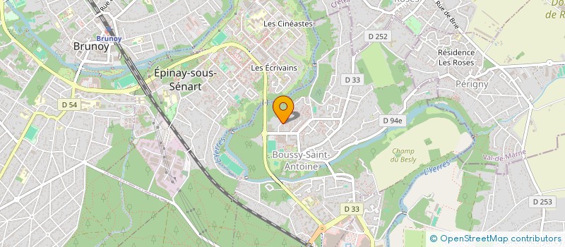 localisation de l'entreprise BOUSSY TENNIS CLUB BTC à BOUSSY-SAINT-ANTOINE