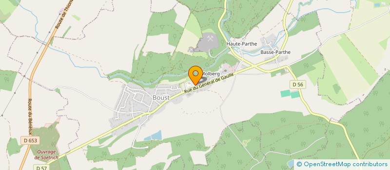 localisation de l'entreprise BOUST-LE-SON  BOUST