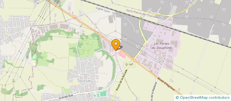 localisation de l'entreprise BOUST TELECOMS RESEAUX  TOUSSIEU