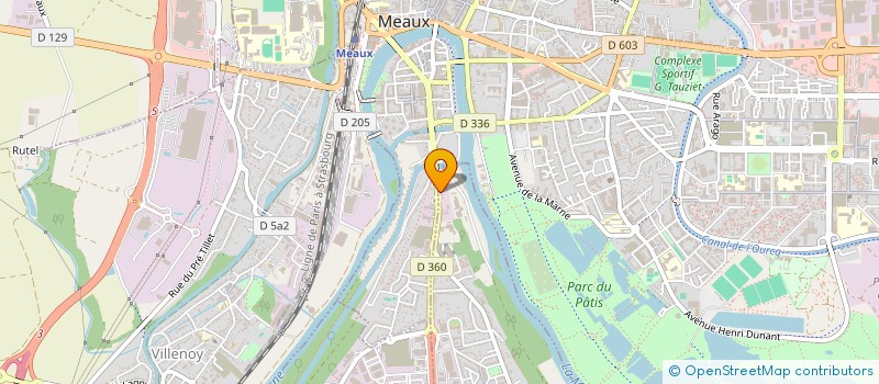 localisation de l'entreprise BOUSTANE FINANCES à NANTEUIL-LES-MEAUX