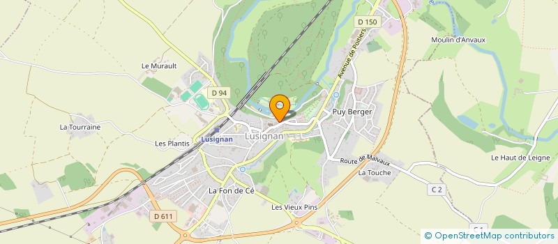 localisation de l'entreprise BOUT AUX VENTS à LUSIGNAN