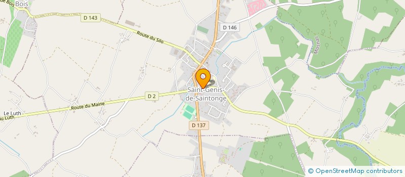 localisation de l'entreprise BOUT'CHOU à SAINT-GENIS-DE-SAINTONGE
