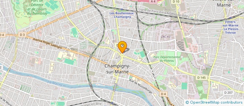 localisation de l'entreprise BOUT'CHOU & CIE à CHAMPIGNY-SUR-MARNE