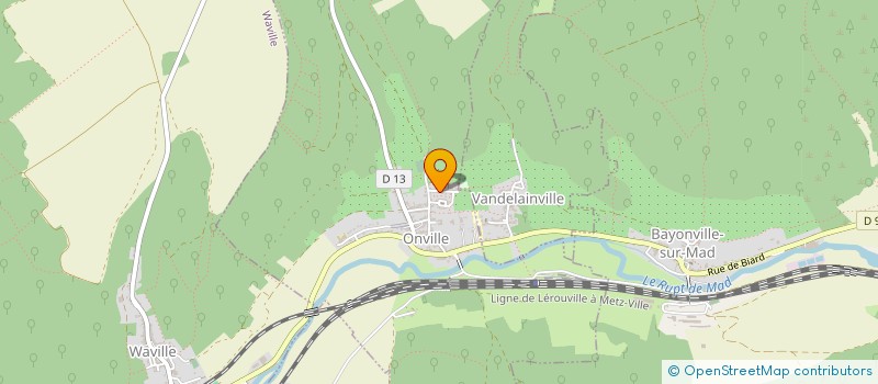 localisation de l'entreprise BOUT D'BOIS  ONVILLE