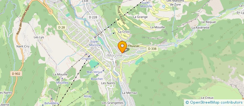 localisation de l'entreprise BOUT DE BOIS à MORZINE