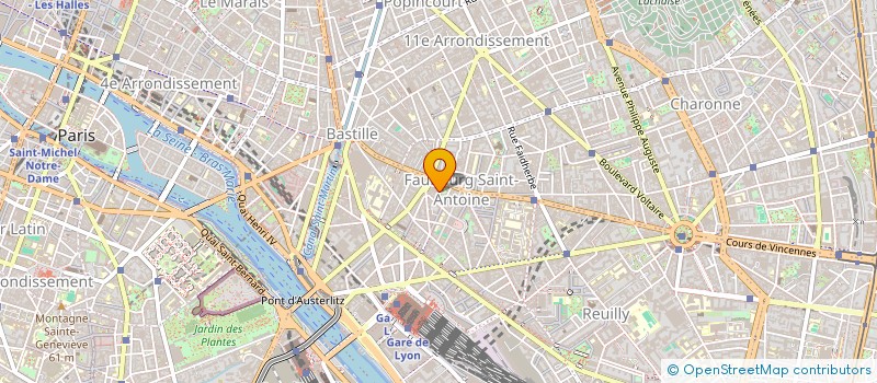 localisation de l'entreprise BOUT DE CHOUX TROUSSEAU  PARIS