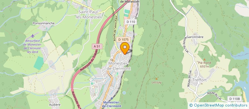 localisation de l'entreprise BOUT DE PONEYS  MONESTIER-DE-CLERMONT