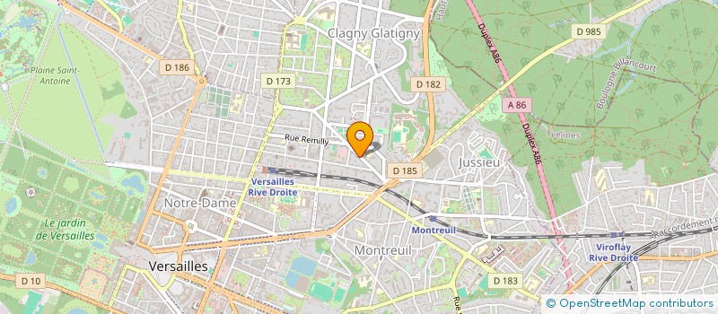 localisation de l'entreprise BOUT EN 20 à VERSAILLES