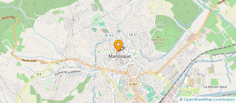 localisation de l'entreprise BOUT'FICELLE à MANOSQUE