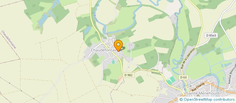 localisation de l'entreprise BOUT FORMOSO  CHAUDEFONTAINE