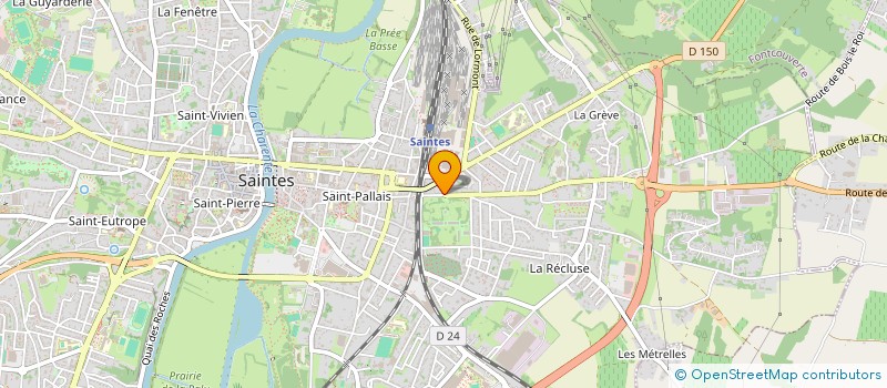 localisation de l'entreprise BOUT'TIFS à SAINTES