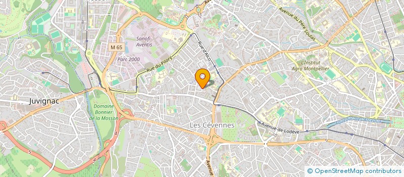 localisation de l'entreprise BOUTAHRI à MONTPELLIER