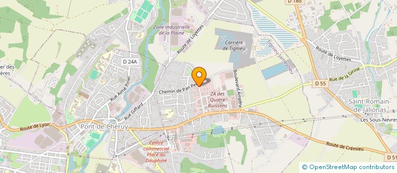 localisation de l'entreprise BOUTANI  TIGNIEU-JAMEYZIEU